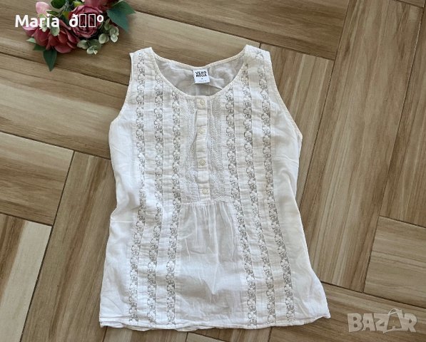 Ленен дантелен потник, снимка 5 - Потници - 38048879