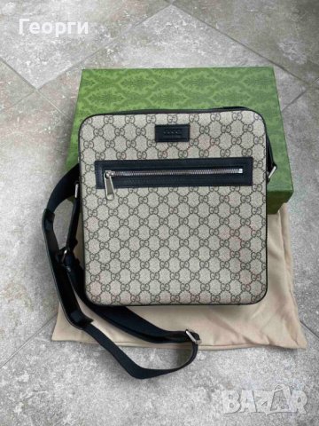 Gucci Оригиналнa чанта за Рамо Гучи Чантичка Supreme Canvas Кожа