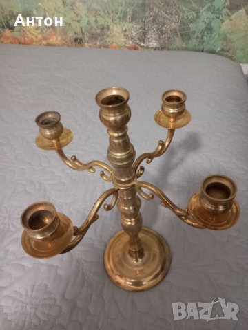 Свещници от месинг., снимка 5 - Антикварни и старинни предмети - 39959717