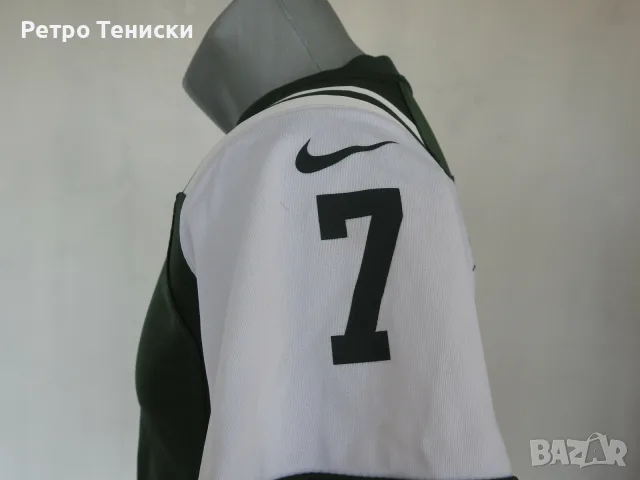 Тениска New York Jets (Geno Smith #7) Nike — Деца размер M Зелено, снимка 4 - Други спортове - 56314786