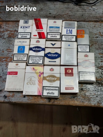 Празни кутий от цигари