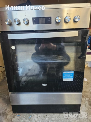 Beko готварска печка с витрокерамичен плот, снимка 2 - Печки, фурни - 52506195