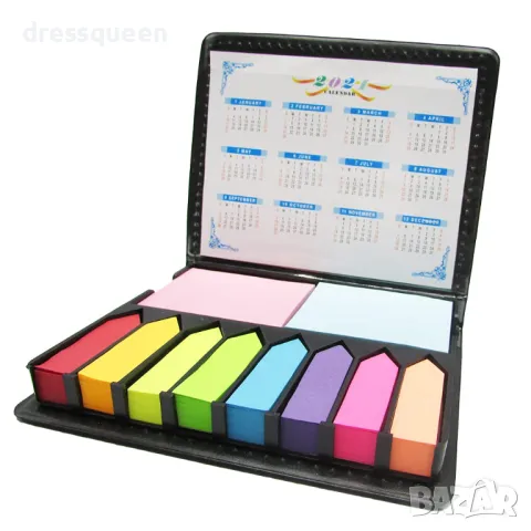 4411 Комплект самозалепващи бележки с органайзер и календар, снимка 3 - Други стоки за дома - 48877575