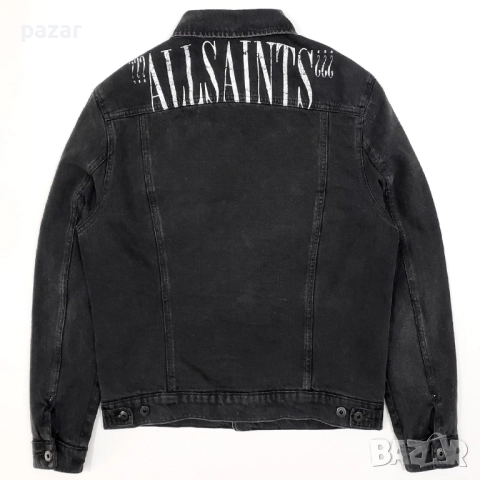 ALLSAINTS Оригинално Мъжко Дънково Яке Деним Преходно M, снимка 6 - Якета - 52033457