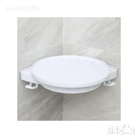 Ъглов рафт с вакуумни вендузи въртящ се на 360 градуса, снимка 7 - Други стоки за дома - 50207461