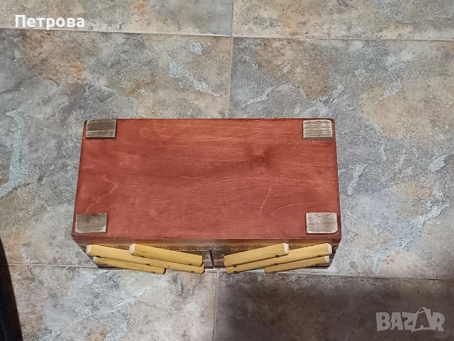 Дървена кутия , снимка 5 - Декорация за дома - 52596847