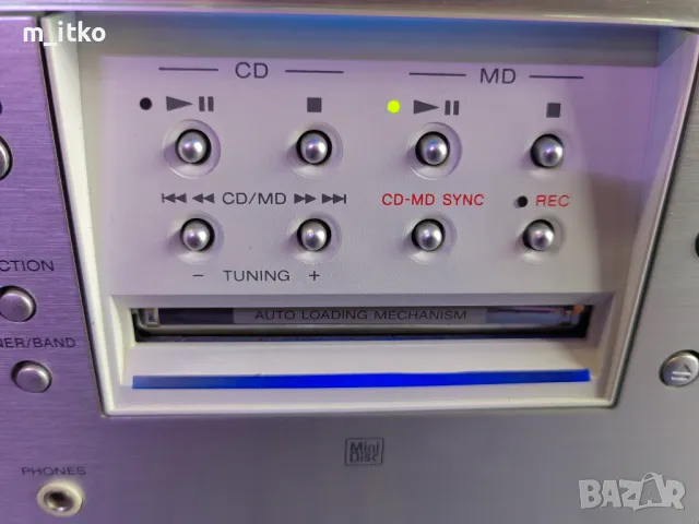 SONY CMT-MD1 Mini Disk , снимка 16 - Аудиосистеми - 49785421