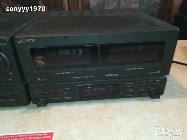 sony cd receiver+sony deck-made in japan 0103221838, снимка 12 - Ресийвъри, усилватели, смесителни пултове - 35960863