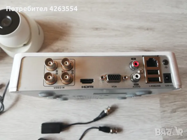 ОФЕРТА DVR Hikvision  + 4  камери за части или ремонт, снимка 4 - Комплекти за видеонаблюдение - 47589307