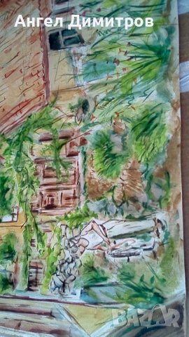 Акварел картина , снимка 3 - Картини - 41743756