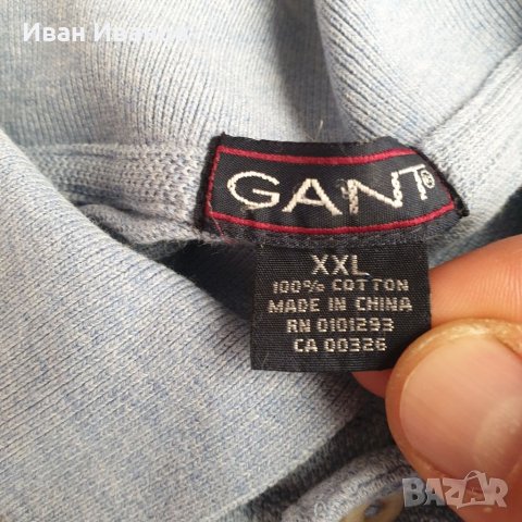 Оригинална Тениска GANT размер Ххл , снимка 5 - Тениски - 40980143