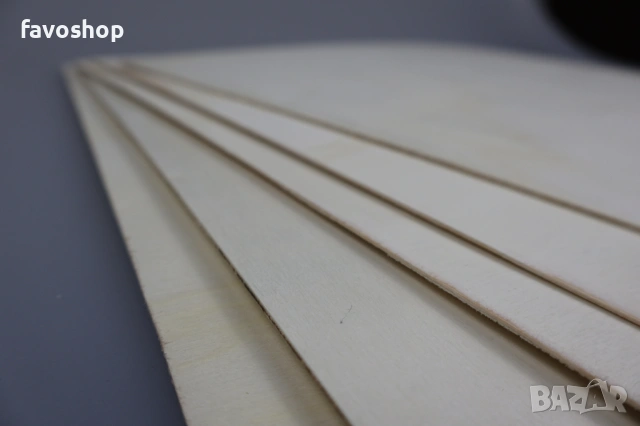 Шперплат липа 2мм 60×40 см – пакет 5 бр – АА качество, снимка 2 - Други - 53187281