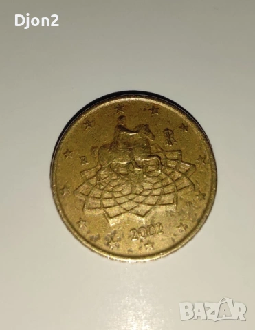 Евро Монета вижда се номинала, снимка 2 - Нумизматика и бонистика - 53131692