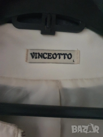 бяло кожено дамско яке, снимка 4 - Якета - 53859946