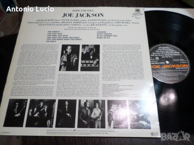 Joe Jackson - Body and Soul, снимка 2 - Грамофонни плочи - 36119599