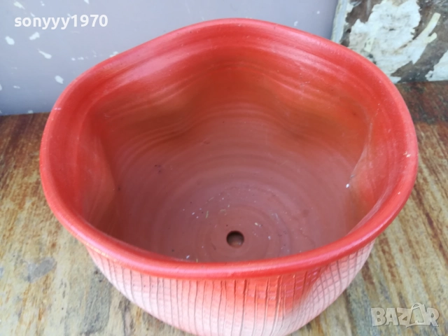 КЕРАМИЧНА САКСИЯ КАШПА 1910251235, снимка 14 - Саксии и кашпи - 52105506