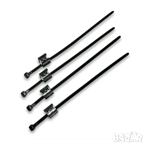 Комплект 4 кабелни връзки 200 x 4.6 mm, снимка 2 - Аксесоари и консумативи - 55867308