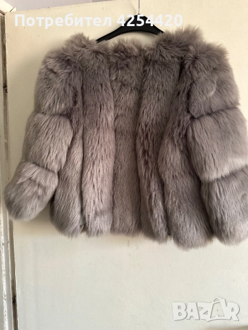 Палтенце с еко косъм, снимка 2 - Палта, манта - 52209659