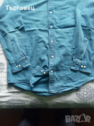 Banana Republic - дънкова риза, снимка 2 - Ризи - 36328990