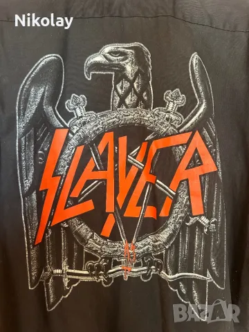 Риза SLAYER 2XL USA vintage Dickies Official merchandise , снимка 6 - Ризи - 48558328