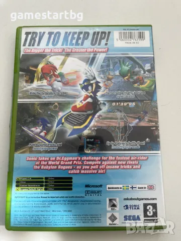 Sonic Riders за Xbox classic/Xbox original, снимка 2 - Игри за Xbox - 49483851