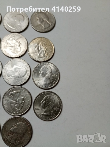САЩ МОНЕТИ 1/4 Куортър долар 2016 2017 Г , снимка 7 - Нумизматика и бонистика - 52532166