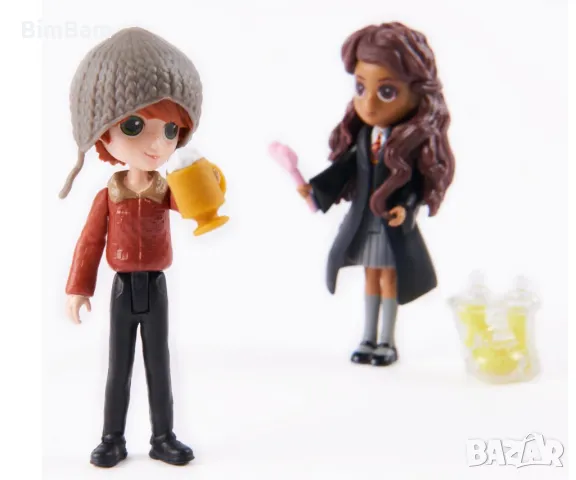 Колекционерски комплект мини фигурки Хари Потър-Magical minis - Ron Weasley & Parvati Patil, снимка 2 - Фигурки - 47938516