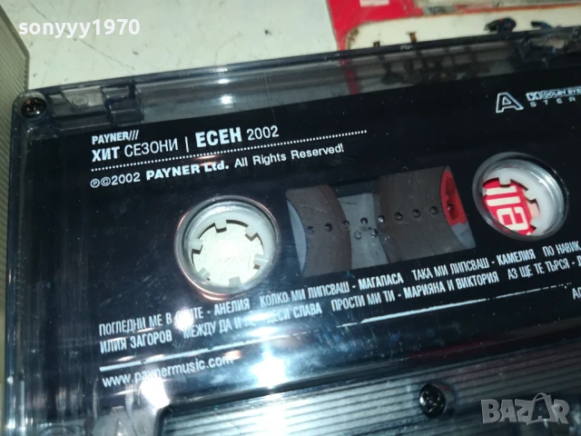 ЕСЕН 2002-ОРИГИНАЛНА КАСЕТА 0707251917, снимка 4 - Аудио касети - 50941855
