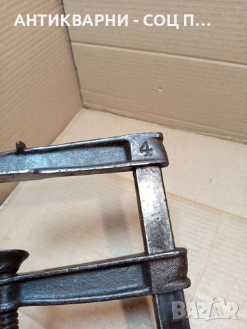 Стара Масивна Немска Дърводелска Стяга. НОМЕР 1654., снимка 5 - Антикварни и старинни предмети - 53749959