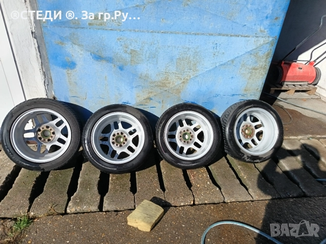 джанти 15 цола 5 X 100 ет.38 7,0J 4 втулки-72,0-57.1mm, снимка 6 - Гуми и джанти - 50472336