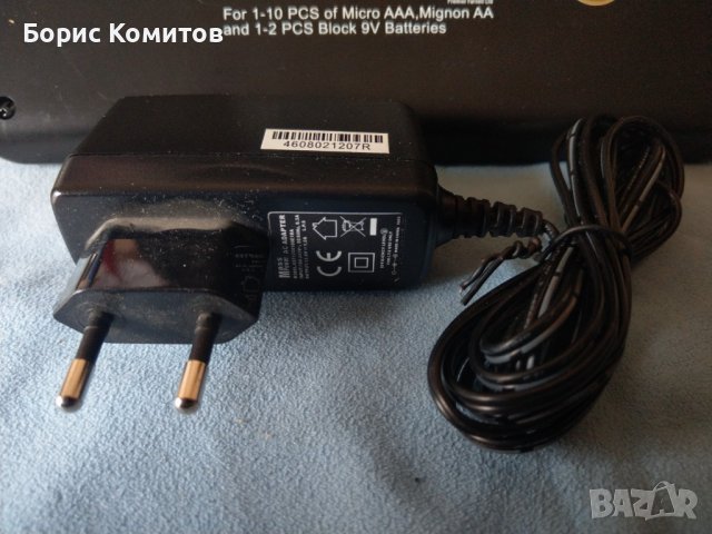 Ново оригинално зарядно за 10 бат. АА, ААА и 2бат. 9 волта, снимка 7 - Друга електроника - 39497990