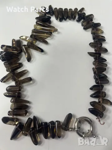 Стари колиета акрил / тигрово око / черупки, снимка 16 - Други - 48699466