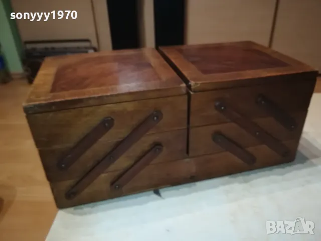КРАСИВА ДЪРВЕНА КУТИЯ-ВНОС SWISS 0812241847, снимка 10 - Антикварни и старинни предмети - 48272159