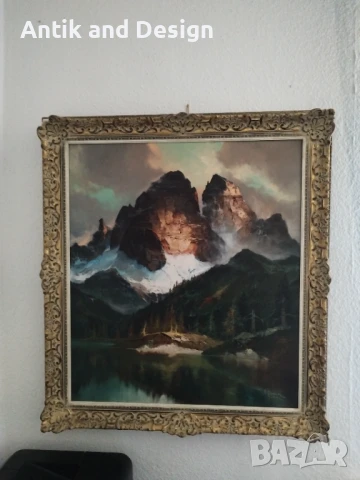 Маслена картина от Arno Lemke , снимка 5 - Антикварни и старинни предмети - 50527818