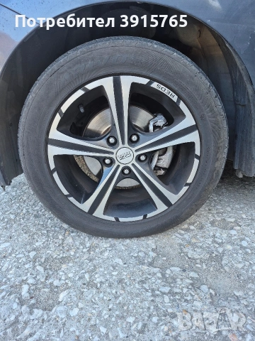 джанти със летни гуми 16цола 