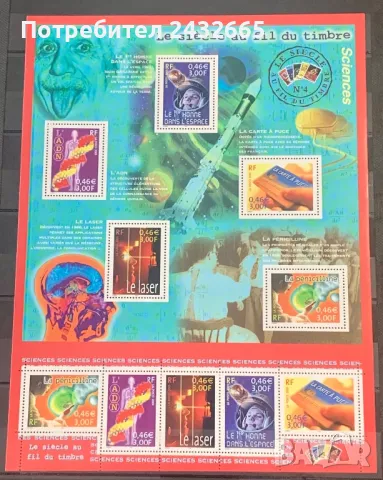 JG71. Франция 2001 = “ Научни открития на ХХ -ти век. ”, **, МNH