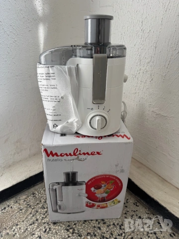 Сокоизтисквачка Moulinex JU3701 Frutelia+ 350W, 2 Скорости, 950 ml Контейнер за Пулпа!
