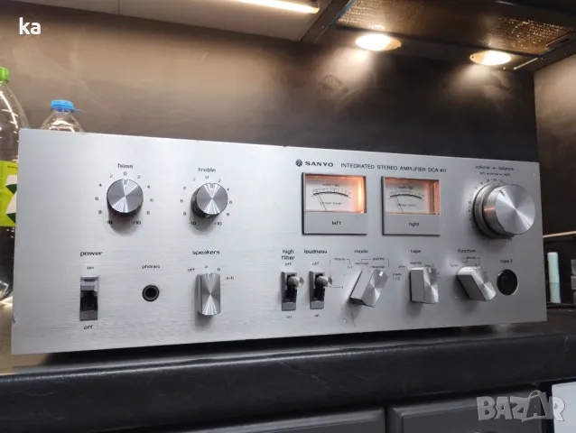 Sanyo DCA-411 - стерео усилвател, снимка 2 - Ресийвъри, усилватели, смесителни пултове - 48503849