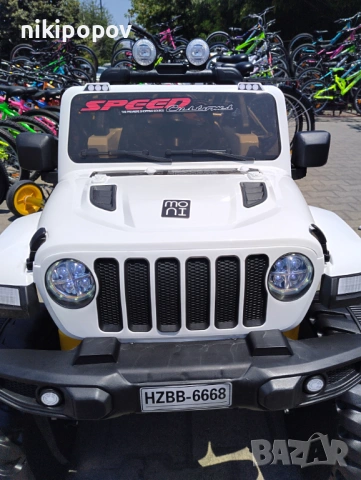 US Двуместен акумулаторен джип FUEGO 4x4, снимка 3 - Детски велосипеди, триколки и коли - 53569359