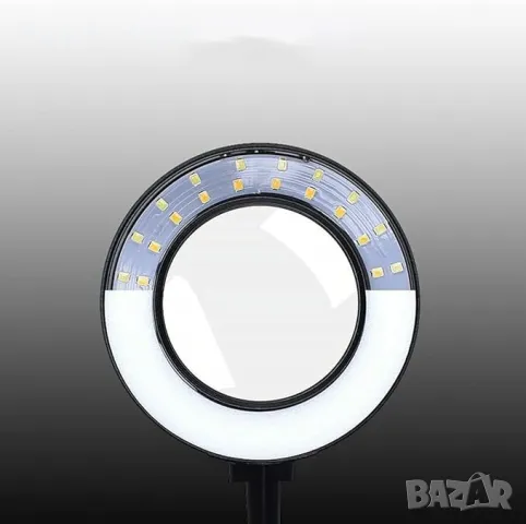 Настолна лампа с лупа с  72 LED светлини Meichoon, снимка 6 - Настолни лампи - 50034207