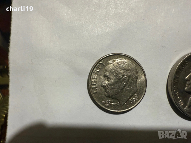 4 американски монети , снимка 3 - Нумизматика и бонистика - 53344354