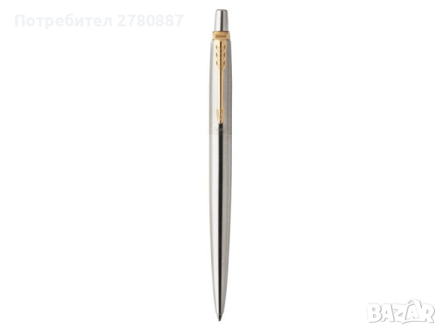 Елегантна Химикалка Parker Jotter GT, хром със злато, в кутия, снимка 5 - Други - 53582275