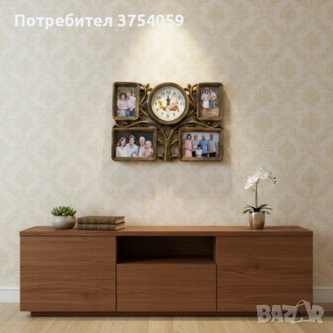 Рамка за снимки с часовник 2 в 1 - Дървото на живота, снимка 6 - Декорация за дома - 53153239