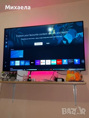 Smart Телевизор SAMSUNG LED 50” (125cm) 4k Ultra HD , снимка 4 - Телевизори - 53277555