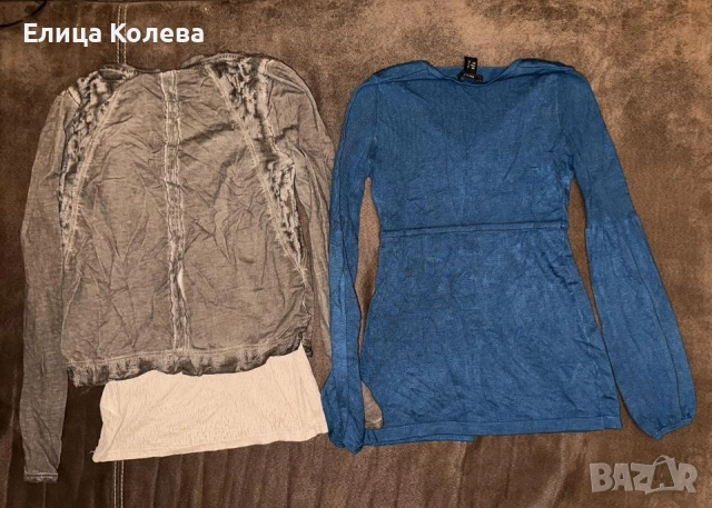 Предлагам 6 лота с дамски блузи, пуловери, жилетки Zara, Mango, Reserved, Shein и др.по 10 евро , снимка 9 - Блузи с дълъг ръкав и пуловери - 52959287