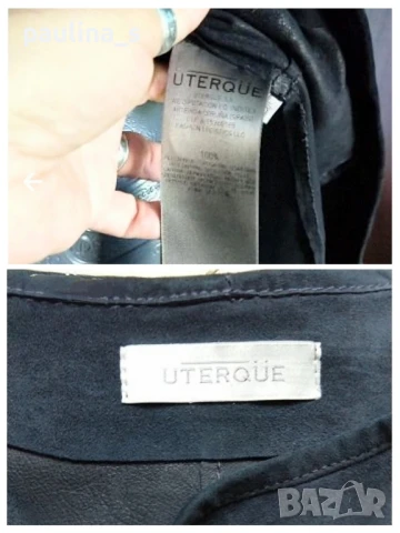 Два броя / Дизайнерско манто тип туника "Uterque", "Unbranded" / Естествен набук , снимка 9 - Палта, манта - 36890137