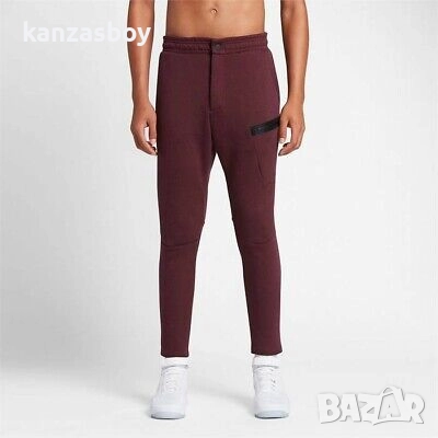 nike tech fleece maroon 805218-681 - дебело мъжко долнище Л