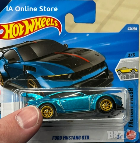 Hot Wheels Ford Mustang GTD JJM16 Super Treasure Hunt