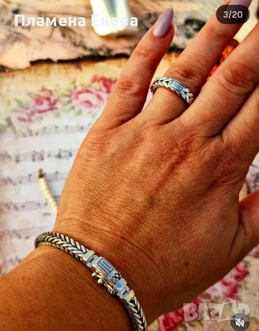 Сребърен комплект Buddha to Buddha , снимка 2 - Колиета, медальони, синджири - 53092629