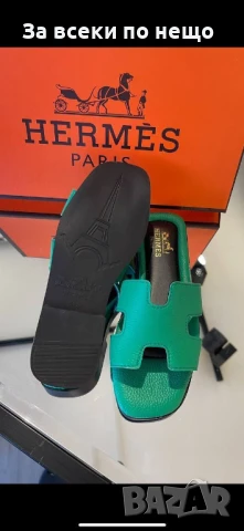 Hermes Дамски Летни Ежедневни Чехли Хермес - 2 Налични Цвята Код E635, снимка 13 - Чехли - 51001258